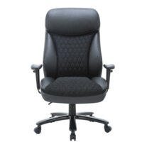 Офисное кресло CHAIRMAN CH414 (экокожа/ткань черный) - Превью изображения №2 — Интернет-магазин ПроЗаказ