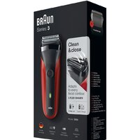 Электробритва Braun Series 3 300s (красный) - Превью изображения №3 — Интернет-магазин ПроЗаказ