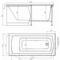 Ванна Alex Baitler Michigan 160х70 - Превью изображения №5 — Интернет-магазин ПроЗаказ