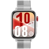 Умные часы Huawei Watch FIT 4 (серебристый, с серым нейлоновым ремешком, международная версия) - Превью изображения №2 — Интернет-магазин ПроЗаказ