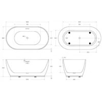 Ванна BelBagno BB413-1500-800 - Превью изображения №5 — Интернет-магазин ПроЗаказ
