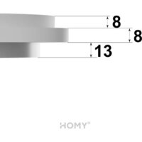 Вентиляционная решетка HOMY AIR Lite круглый AL100BT d150 (черная) - Превью изображения №9 — Интернет-магазин ПроЗаказ
