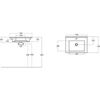  Гамма Тумба 23оф8-У 55 с умывальником Атриа-9055 - Превью изображения №4 — Интернет-магазин ПроЗаказ