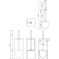 Ершик для унитаза Bemeta Niva 101113091 - Превью изображения №2 — Интернет-магазин ПроЗаказ