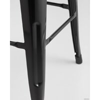 Стул Stool Group Tolix Wood со спинкой YD-H765E-W LG-01 (черный глянцевый/темное дерево) - Превью изображения №9 — Интернет-магазин ПроЗаказ