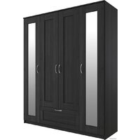 Mio Tesoro Сириус 4-х створчатый 1 ящик с 2-мя зеркалами 2.02.01.042.5 (дуб венге)