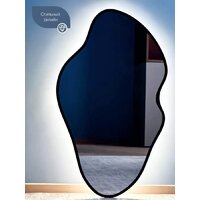 Зеркало с подсветкой  EMZE 45x77 LED.UV.NF.45.77.CHE.SW.4K (черный с УФ-окантовкой и подсветкой) - Превью изображения №3 — Интернет-магазин ПроЗаказ