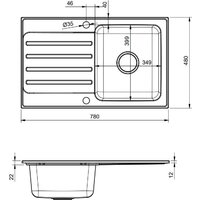 Кухонная мойка Quadron FUS_K7848BE - Превью изображения №4 — Интернет-магазин ПроЗаказ