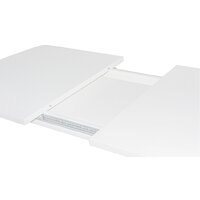 Кухонный стол ЭлиГард Sheldon 118(157)х72х76 (белый структурный) - Превью изображения №3 — Интернет-магазин ПроЗаказ