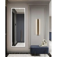 Зеркало EMZE Line 200x70 LINE.200.70.BEL (белый) - Превью изображения №2 — Интернет-магазин ПроЗаказ