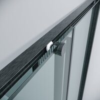 Душевой уголок Grossman Galaxy 90x80x195 300.K33.01.9080.42.00 (графит сатин/прозрачное стекло) - Превью изображения №5 — Интернет-магазин ПроЗаказ
