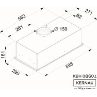 Кухонная вытяжка Kernau KBH 0860.1 X - Превью изображения №2 — Интернет-магазин ПроЗаказ