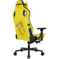 Игровое (геймерское) кресло Knight Craft Dragon (желтый экокожа) - Превью изображения №4 — Интернет-магазин ПроЗаказ