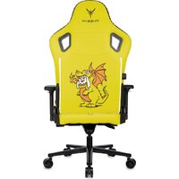 Игровое (геймерское) кресло Knight Craft Dragon (желтый экокожа) - Превью изображения №11 — Интернет-магазин ПроЗаказ