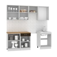 Готовая кухня Mio Tesoro Экстра-лайт 2.2 (дуб сонома/венге/мадрид) - Превью изображения №3 — Интернет-магазин ПроЗаказ