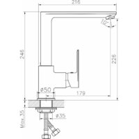 Смеситель Golden Fox Broads 10030-FOX - Превью изображения №3 — Интернет-магазин ПроЗаказ