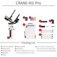 Стабилизатор Zhiyun Crane M3 Pro - Превью изображения №8 — Интернет-магазин ПроЗаказ