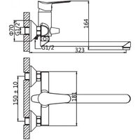 Смеситель AV Engineering AVLAW7-A589-638 - Превью изображения №2 — Интернет-магазин ПроЗаказ