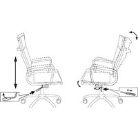 Офисное кресло Бюрократ CH-993/Orange - Превью изображения №5 — Интернет-магазин ПроЗаказ
