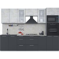 Интерлиния Мила 2.8 ВТ (бетон лайт/антрацит/опал светлый)