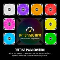 Комплект вентиляторов для корпуса Corsair iCUE QL140 RGB White Dual Pack CO-9050106-WW - Превью изображения №18 — Интернет-магазин ПроЗаказ