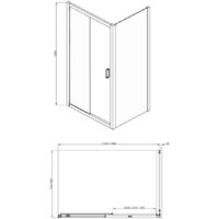 Душевой уголок Adema Glass Line Direct-120 (прозрачное стекло) - Превью изображения №4 — Интернет-магазин ПроЗаказ