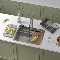 Roxen Stage Plus 560250-60-S многофункциональная 8 в 1 (60*48/текстурный сатин)