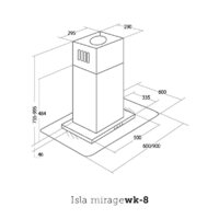 Кухонная вытяжка Akpo Isla Mirage 60 WK-9 - Превью изображения №3 — Интернет-магазин ПроЗаказ