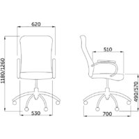 Офисное кресло AksHome Star Eco (черный) - Превью изображения №2 — Интернет-магазин ПроЗаказ