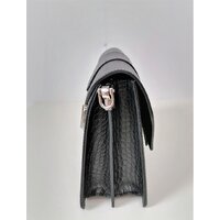 Женская сумка Souffle 249 2495001 (черный кайман эластичный) - Превью изображения №3 — Интернет-магазин ПроЗаказ