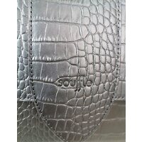 Женская сумка Souffle 249 2495001 (черный кайман эластичный) - Превью изображения №6 — Интернет-магазин ПроЗаказ