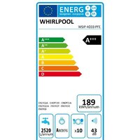 Встраиваемая посудомоечная машина Whirlpool WSIP 4O33 PFE - Превью изображения №3 — Интернет-магазин ПроЗаказ