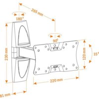 Кронштейн для телевизора Holder LCDS-5063 - Превью изображения №2 — Интернет-магазин ПроЗаказ