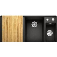 Кухонная мойка Blanco Axia III 6 S-F (разделочная доска из ясеня, черный) 525855 - Превью изображения №2 — Интернет-магазин ПроЗаказ