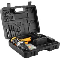 Дрель-шуруповерт Deko DKCD20V 080-1009 (с 2-мя АКБ, кейс, оснастка) - Превью изображения №2 — Интернет-магазин ПроЗаказ