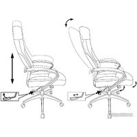 Офисное кресло Бюрократ CH-608 Fabric (темно-серый Alfa 44) - Превью изображения №7 — Интернет-магазин ПроЗаказ