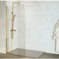 Душевая стенка RGW WA-002G 35100211-16 110 (золото/прозрачное стекло) - Превью изображения №1 — Интернет-магазин ПроЗаказ