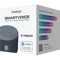 Умная колонка Prestigio SmartVoice (темно-серый) - Превью изображения №9 — Интернет-магазин ПроЗаказ