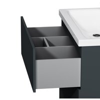  AM.PM Тумба под умывальник Gem 75 M90FSX07522GM32 (2 ящика, графит) - Превью изображения №5 — Интернет-магазин ПроЗаказ