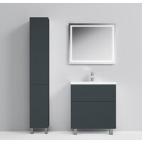  AM.PM Тумба под умывальник Gem 75 M90FSX07522GM32 (2 ящика, графит) - Превью изображения №7 — Интернет-магазин ПроЗаказ