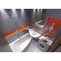 Ванна 1Марка Piccolo 150x75L (с каркасом) - Превью изображения №3 — Интернет-магазин ПроЗаказ
