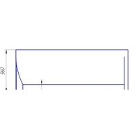 Ванна 1Марка Piccolo 150x75L (с каркасом) - Превью изображения №6 — Интернет-магазин ПроЗаказ