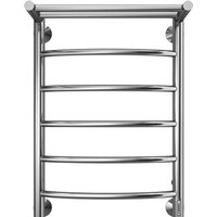 TERMINUS Классик П6 400x650 с полкой нп электро (хром)