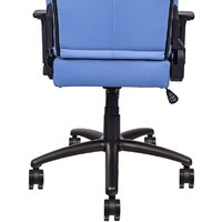 Игровое (геймерское) кресло Thermaltake V Comfort (синий/белый) - Превью изображения №4 — Интернет-магазин ПроЗаказ