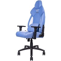 Игровое (геймерское) кресло Thermaltake V Comfort (синий/белый) - Превью изображения №2 — Интернет-магазин ПроЗаказ