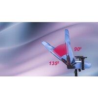 Игровое (геймерское) кресло Thermaltake V Comfort (синий/белый) - Превью изображения №14 — Интернет-магазин ПроЗаказ