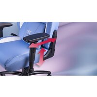Игровое (геймерское) кресло Thermaltake V Comfort (синий/белый) - Превью изображения №19 — Интернет-магазин ПроЗаказ