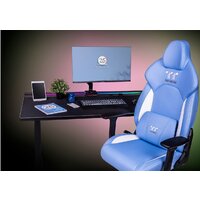 Игровое (геймерское) кресло Thermaltake V Comfort (синий/белый) - Превью изображения №17 — Интернет-магазин ПроЗаказ