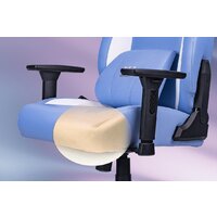 Игровое (геймерское) кресло Thermaltake V Comfort (синий/белый) - Превью изображения №18 — Интернет-магазин ПроЗаказ