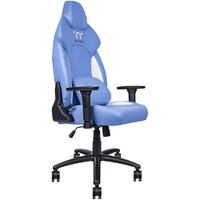 Игровое (геймерское) кресло Thermaltake V Comfort (синий/белый) - Превью изображения №3 — Интернет-магазин ПроЗаказ